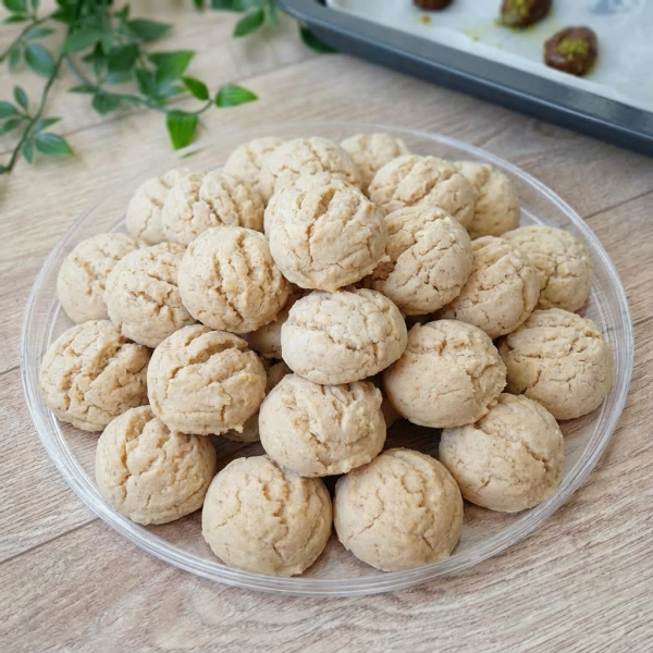 Tahinli Cevizli Kurabiye