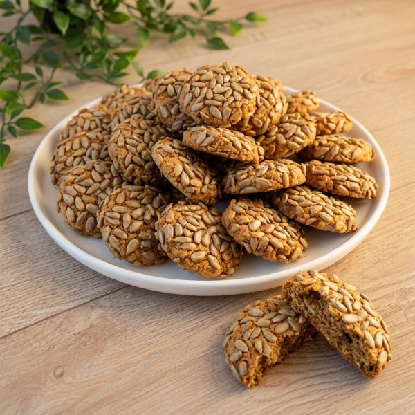 Ay Çekirdekli Çavdarlı Kurabiye 1