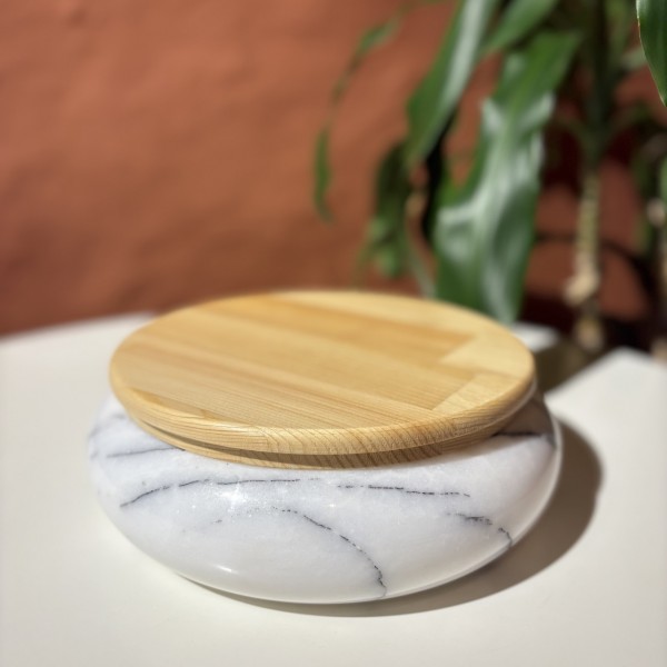 Damarlı Mermer Kase